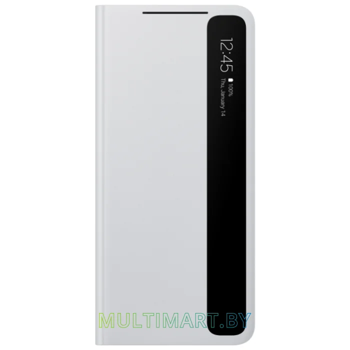 Чехол Samsung Smart Clear View Cover для Galaxy S21 Ultra (серый)